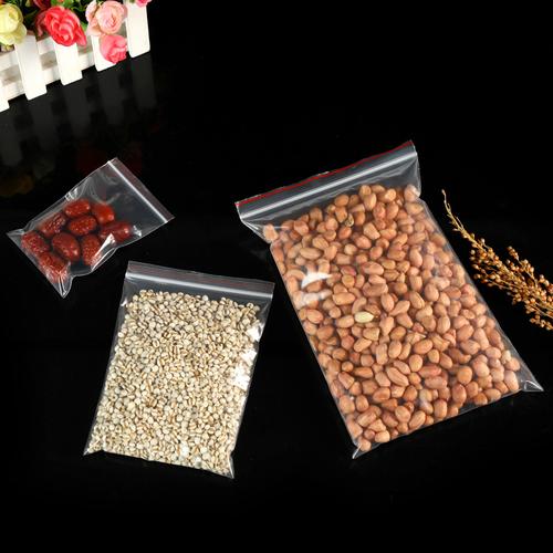 厂家现货pe自封袋环保食品包装袋透明塑料袋密封袋夹骨袋印刷定制